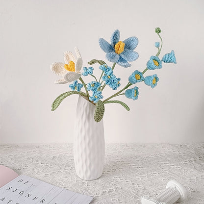 Handmade Crochet Flower Bouquet – Beautiful Floral Decoration